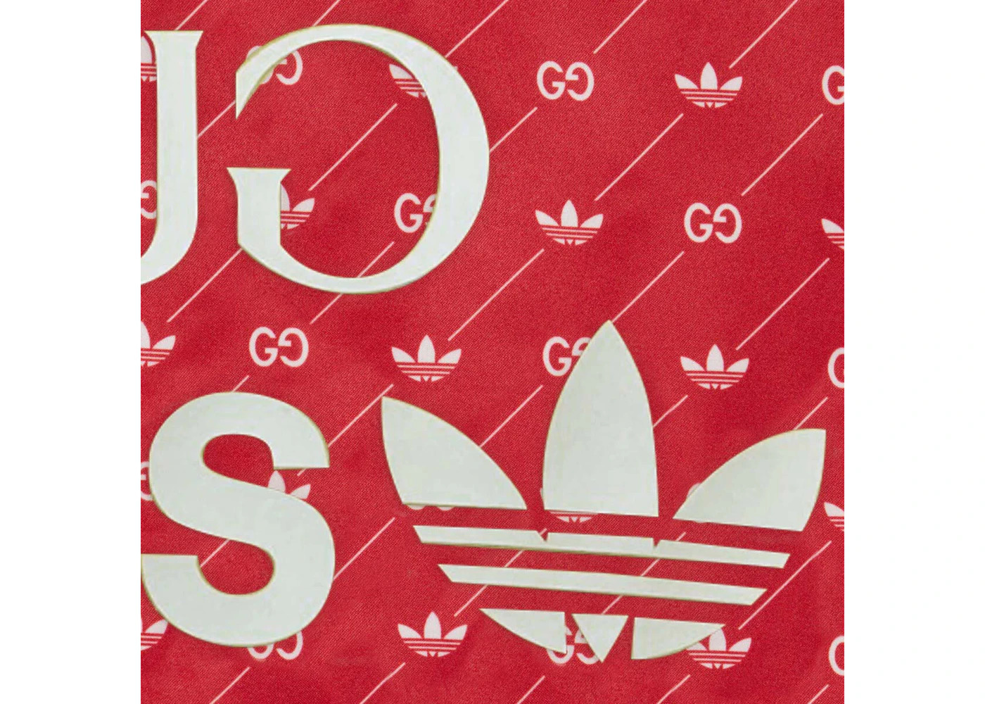 Gucci x adidas Acetate Jacket Pink/Red/Dark Blue - 2
