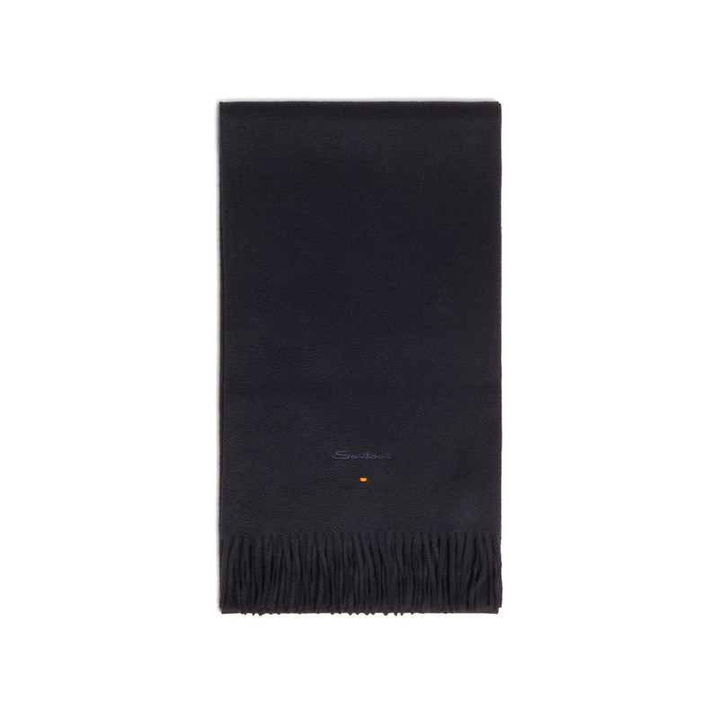 Blue cashmere scarf 1