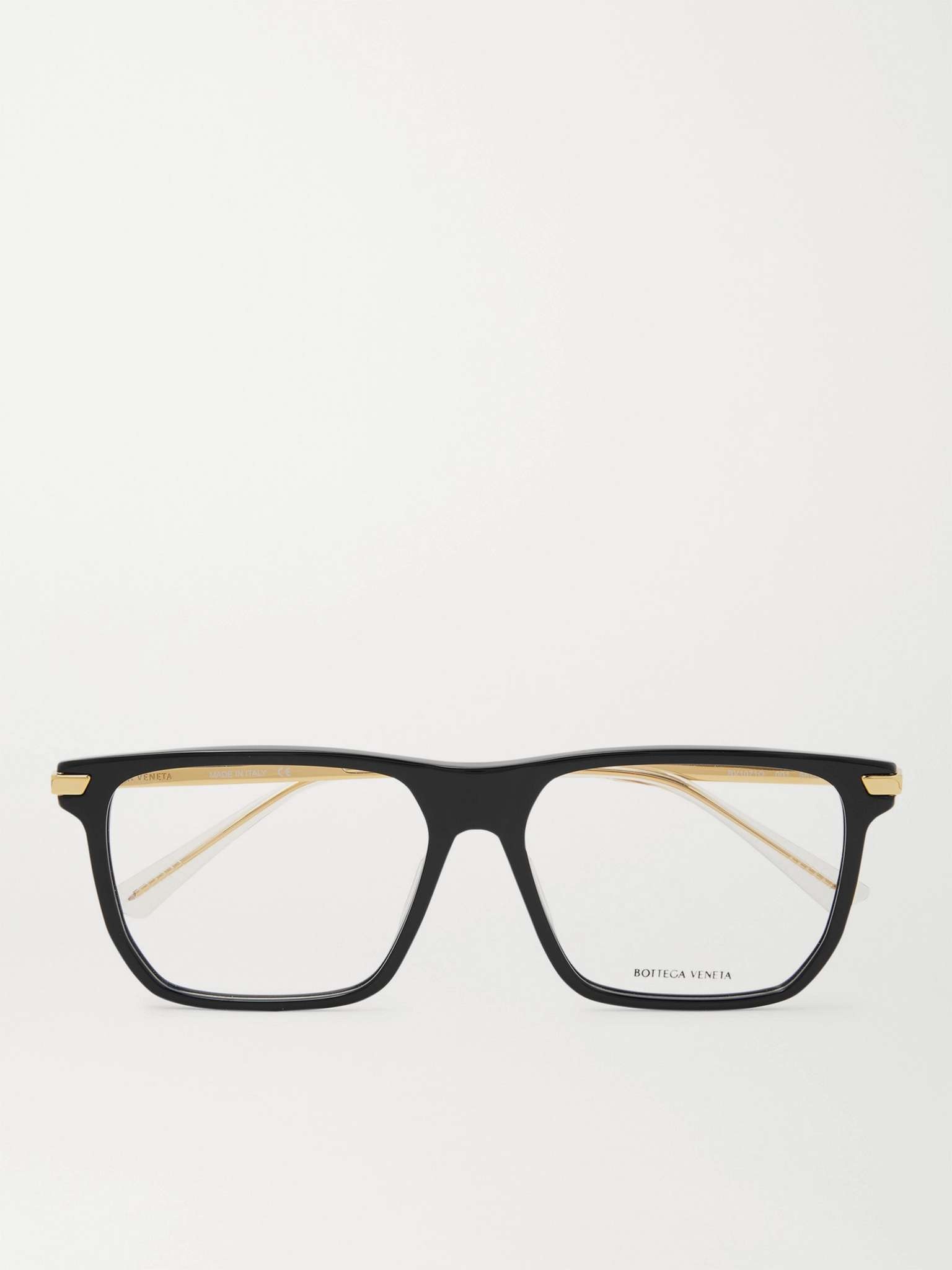 Square-Frame Acetate and Gold-Tone Optical Glasses - 1