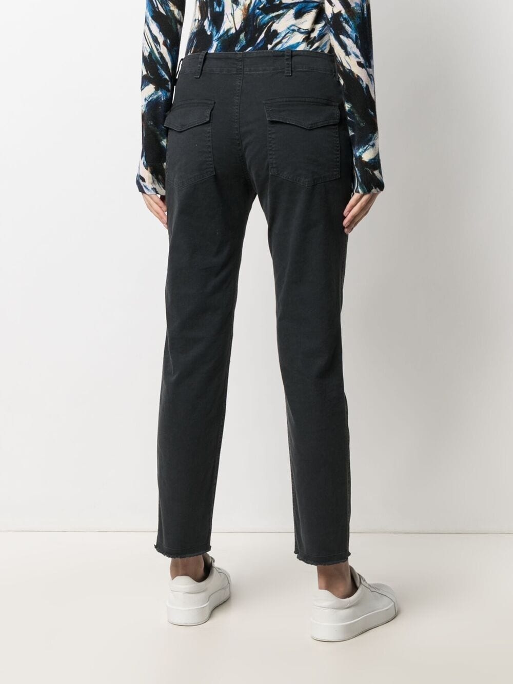 cropped chino trousers - 4