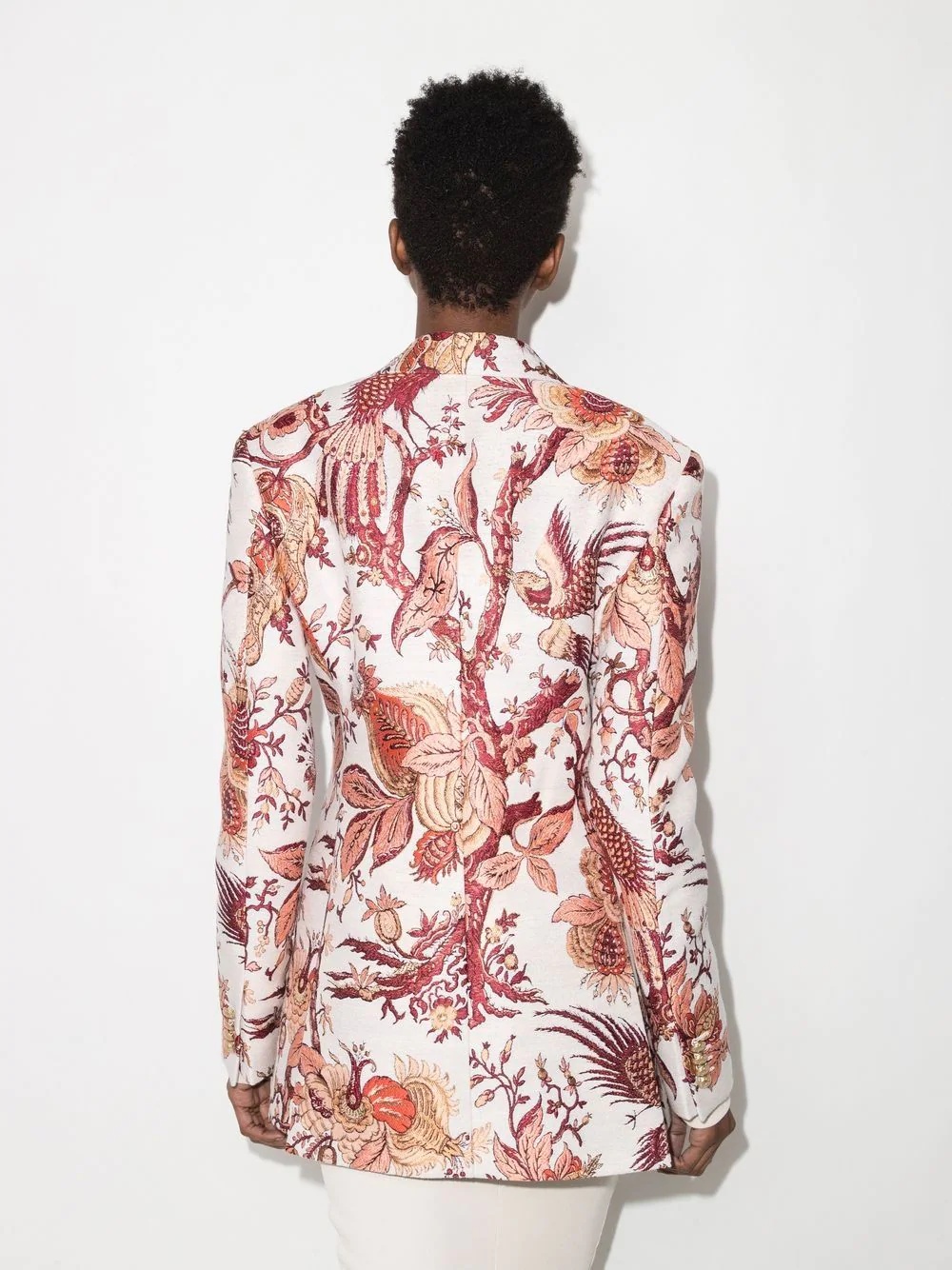 Tree of Life jacquard blazer - 3