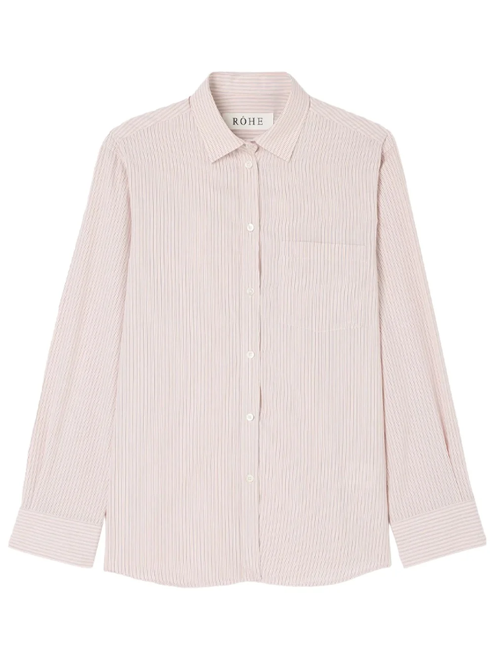 RÓHE striped shirt with classic fit stripe - 1
