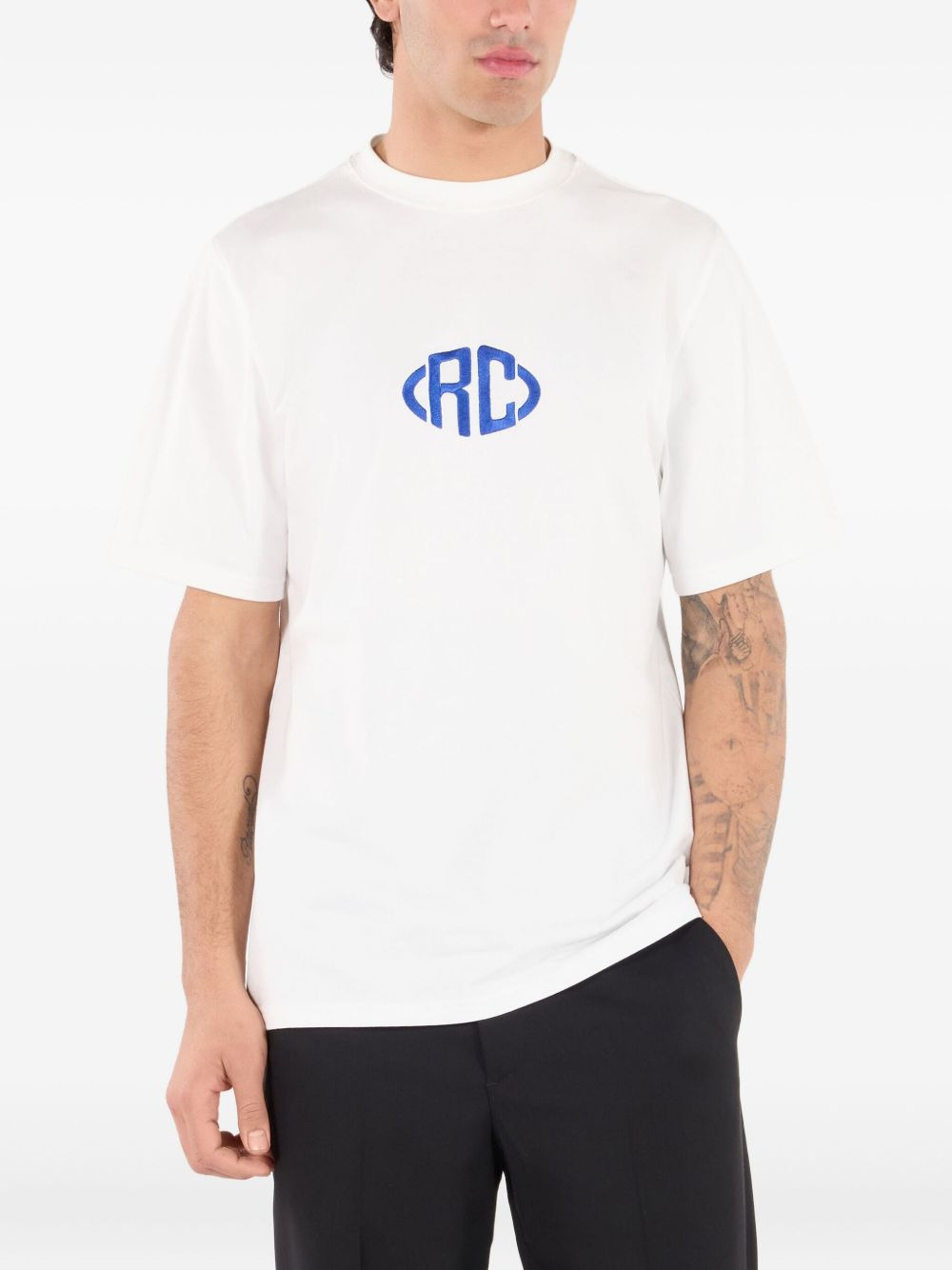 logo-embroidered T-shirt - 4