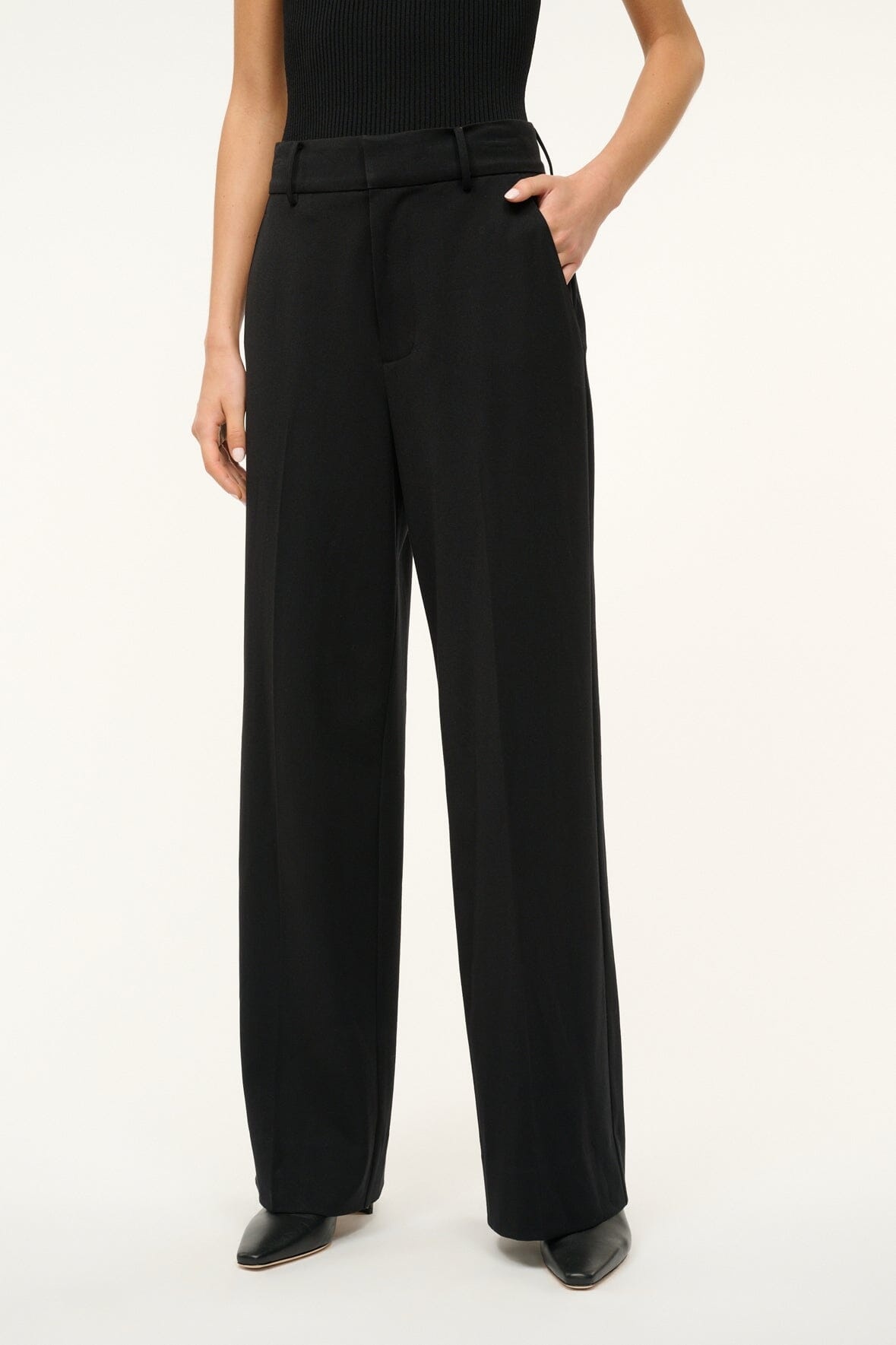 STAUD PRINCE PANT BLACK - 3