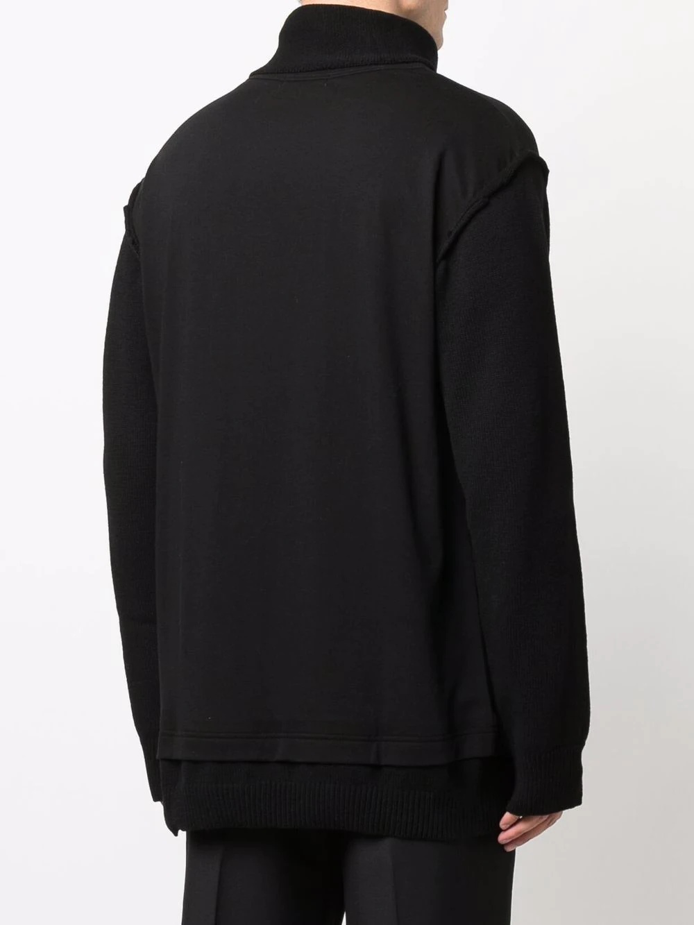 high neck sweatshirt - 4