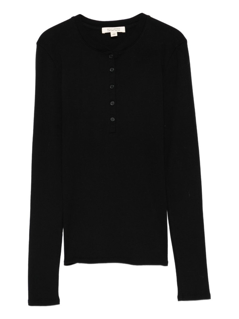button-fastening polo top 1