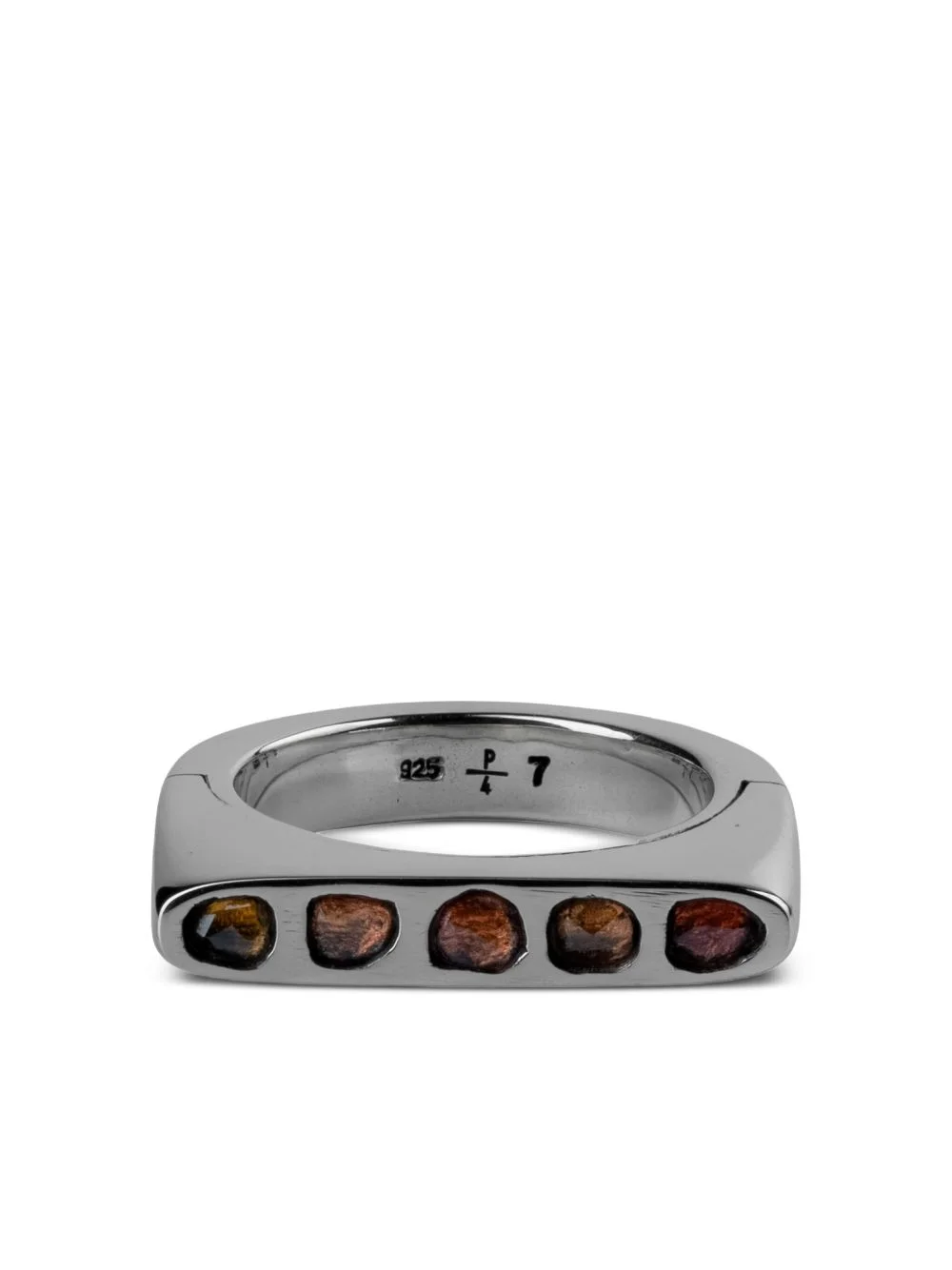 sterling silver Sistema sapphire ring - 1