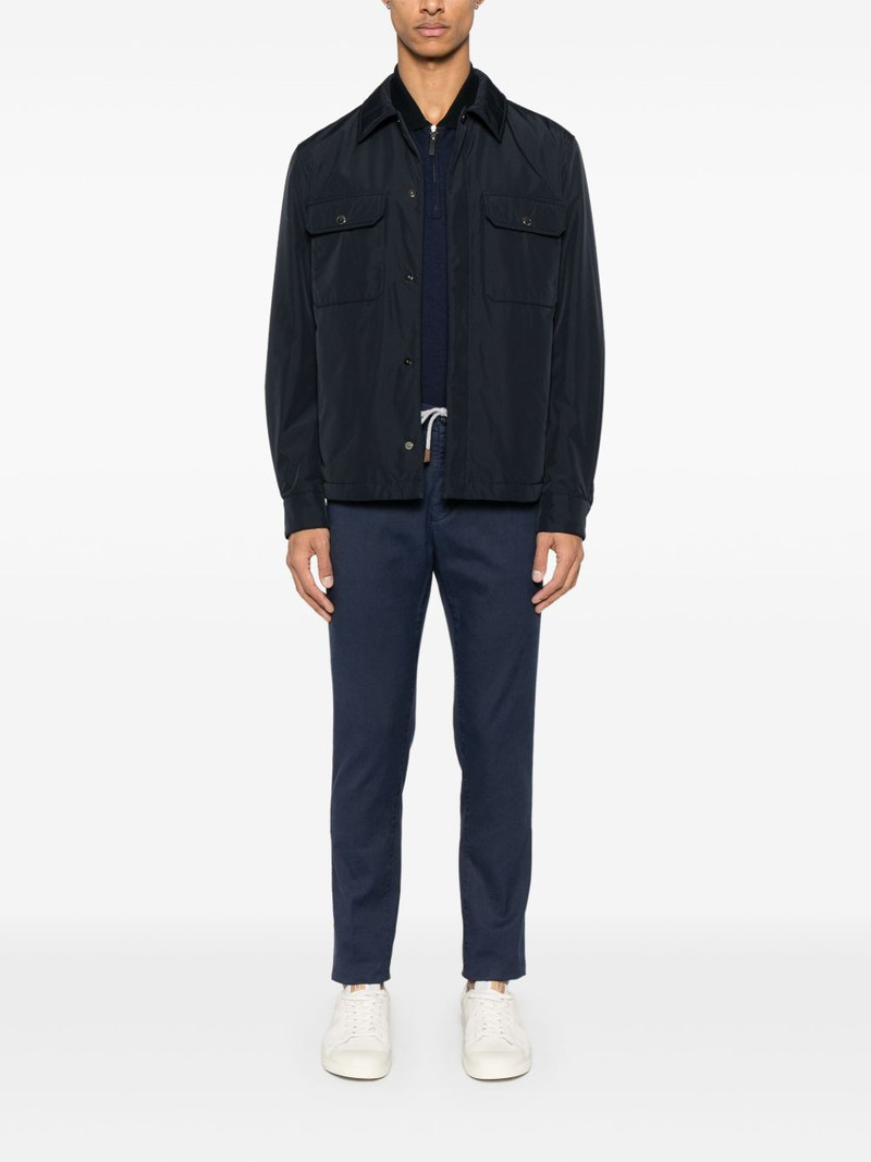 Canali classic-collar jacket outlook