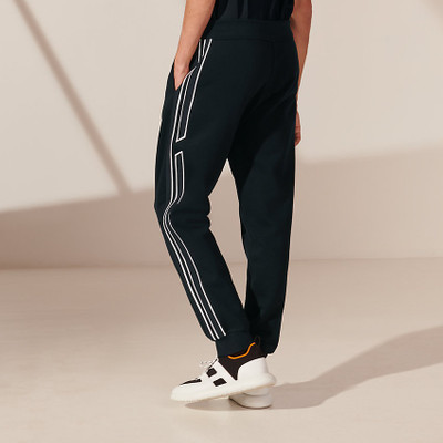 Hermès "Run H" bicolor jogging pants outlook