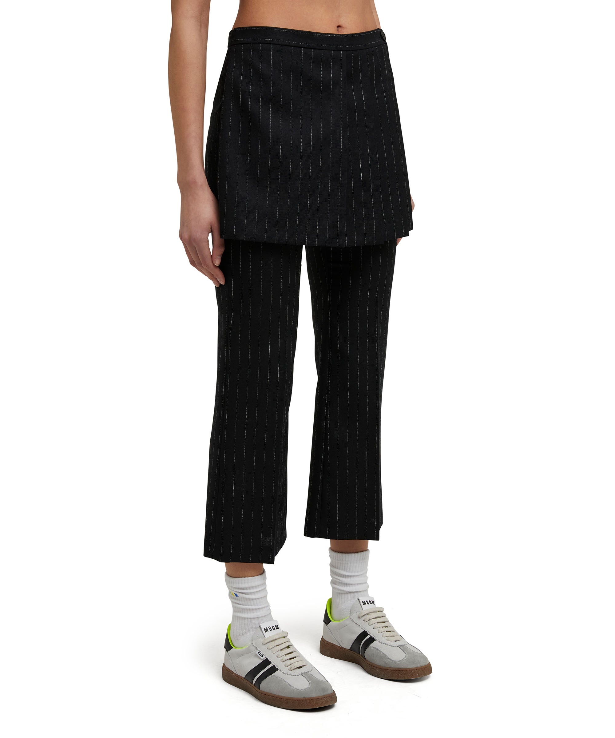 Wool trousers with "Pinstripe Wool" workmanship - 3