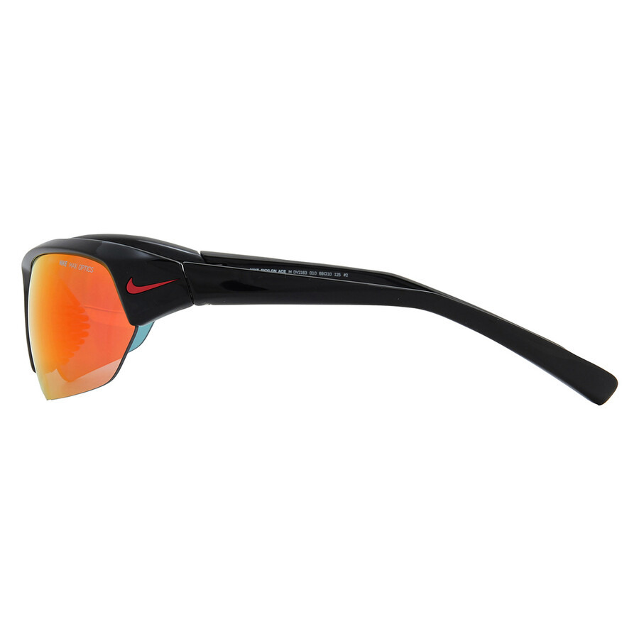 Nike Red Mirror Wrap Men's Sunglasses NIKE SKYLON ACE M MI DV2163 010 69 - 3