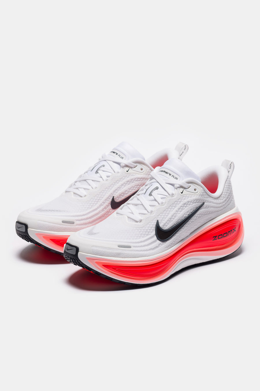 Vomero Plus Sneaker in White/Black/Bright Crimson - 3