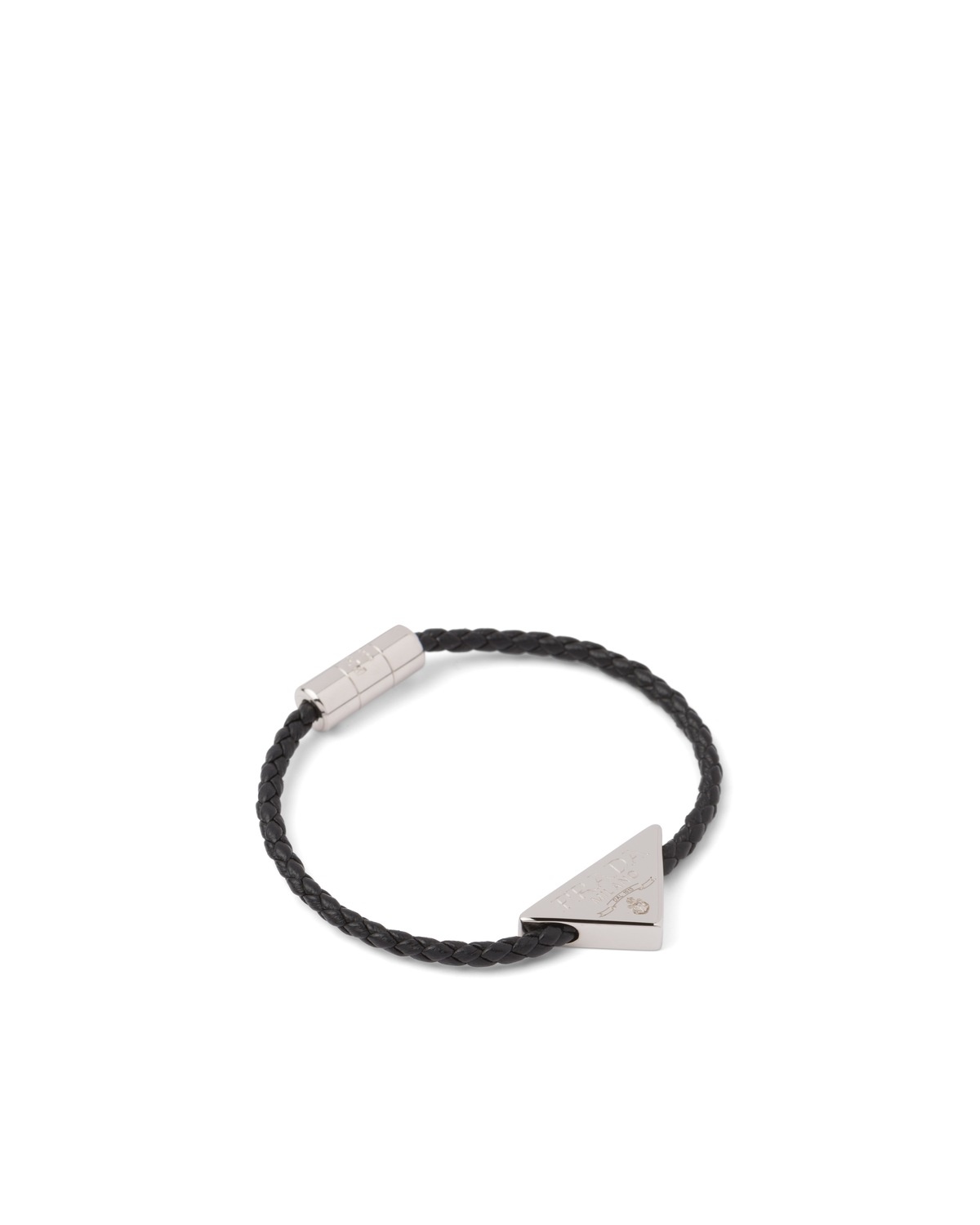 Braided nappa leather bracelet - 3