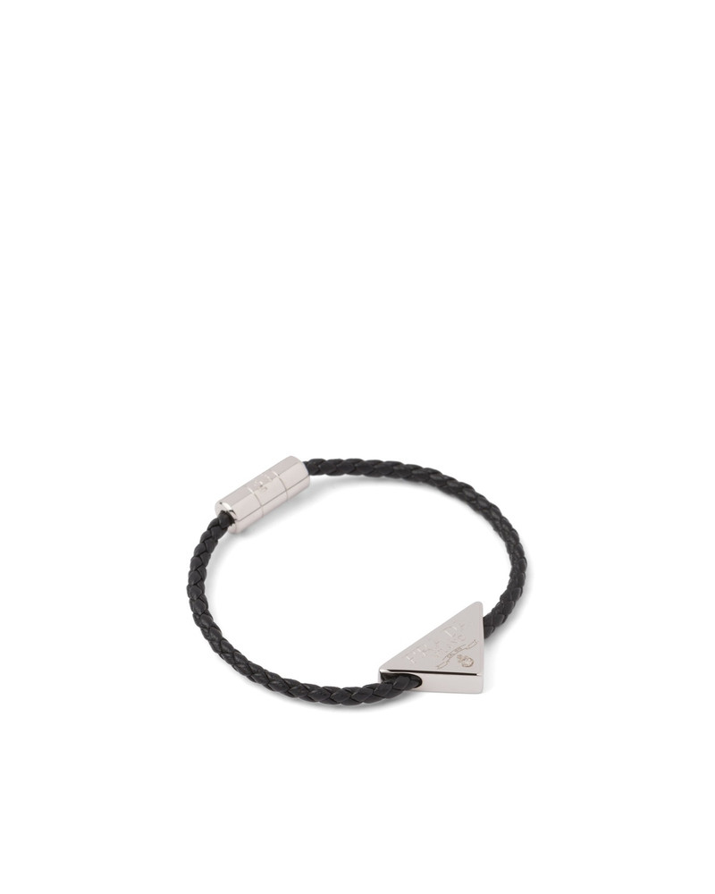Braided nappa leather bracelet 3