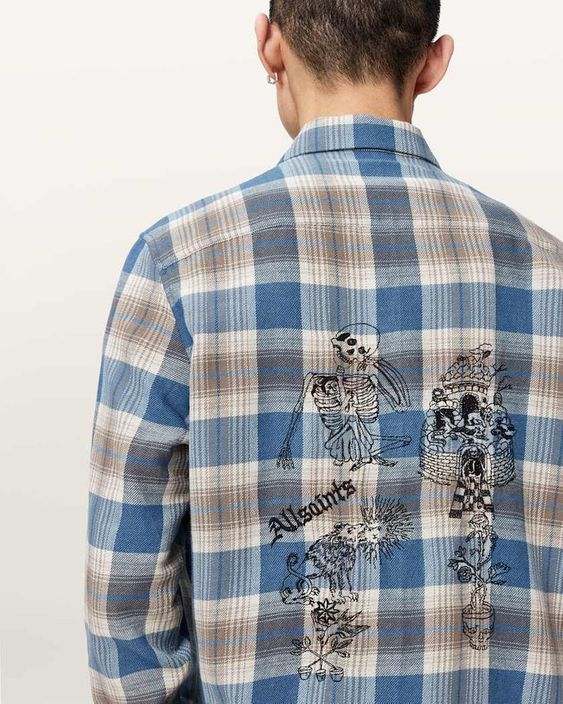 ATLA RELAXED LONG SLEEVE CHECK SHIRT 3