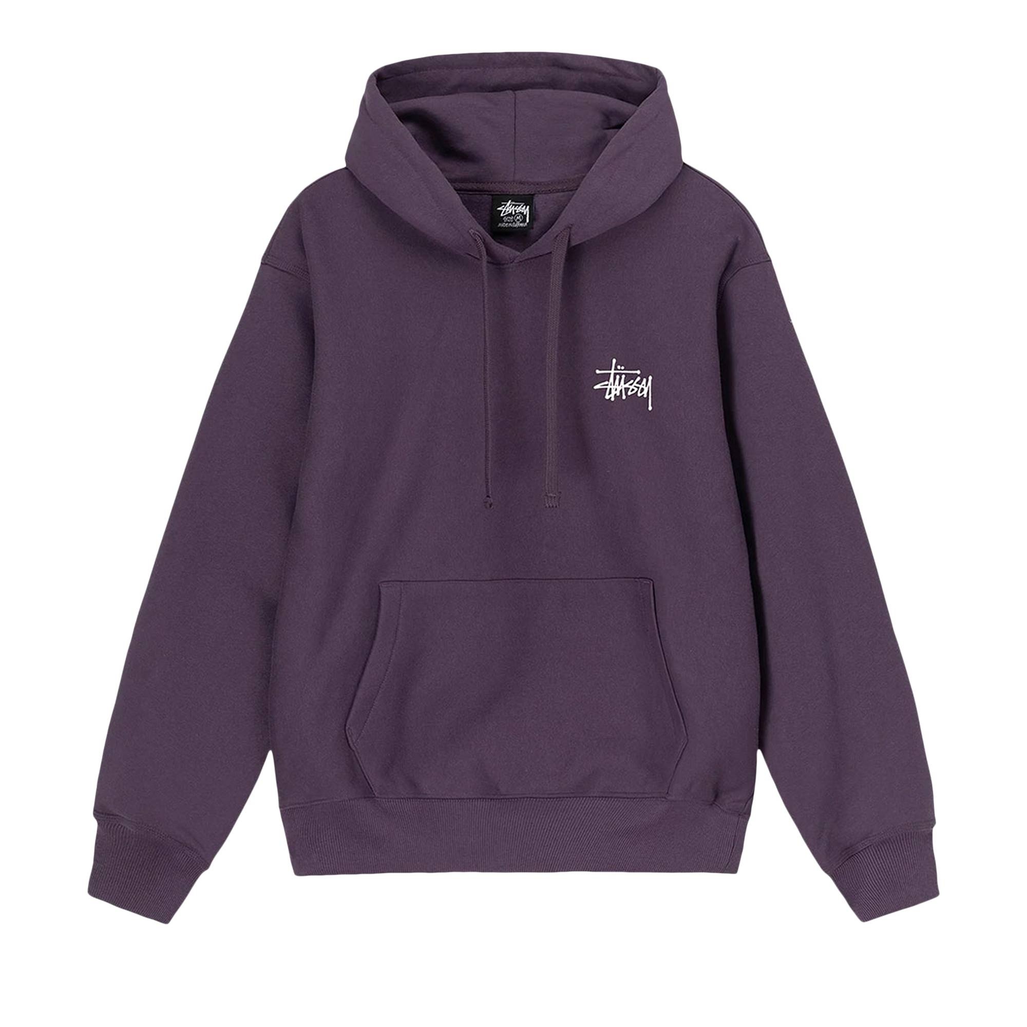 Stussy Basic Hoodie 'Grape' - 1
