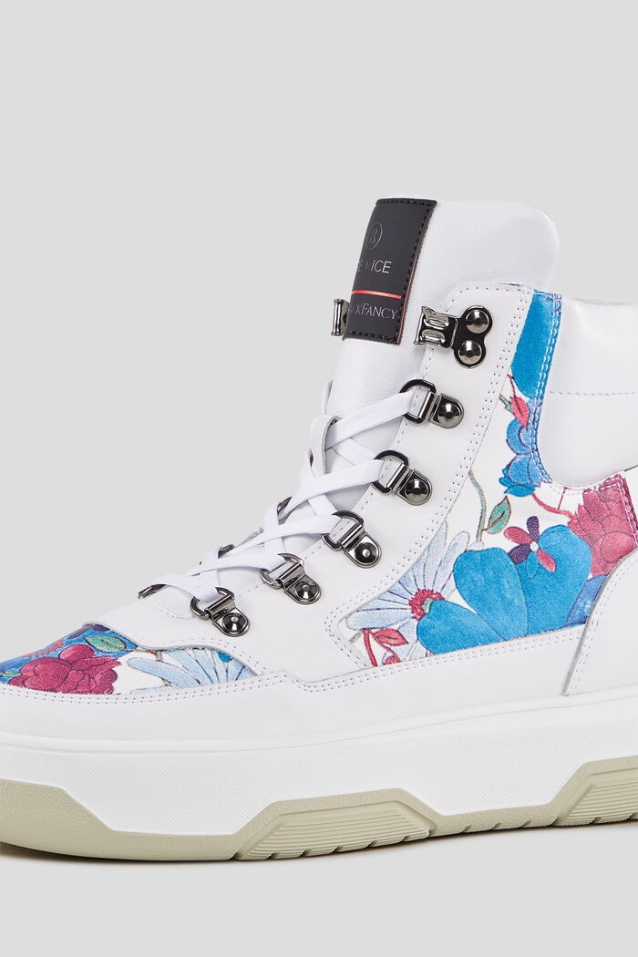 Ottawa High-top sneakers in White/Blue - 4