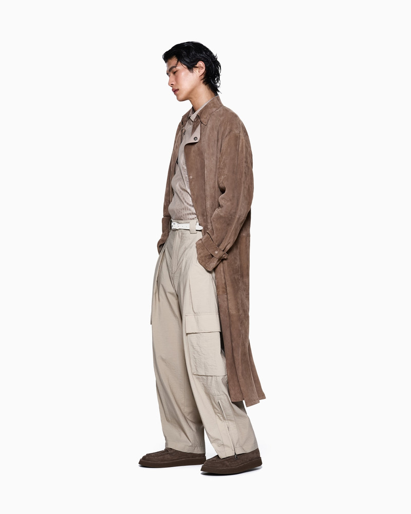 COTTON BLEND CARGO TROUSERS 2