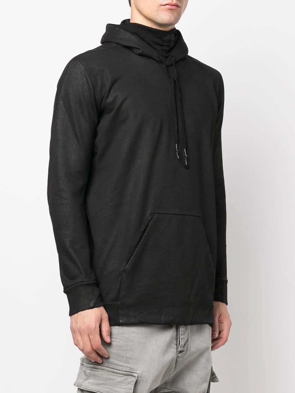 drawstring cotton hoodie - 4