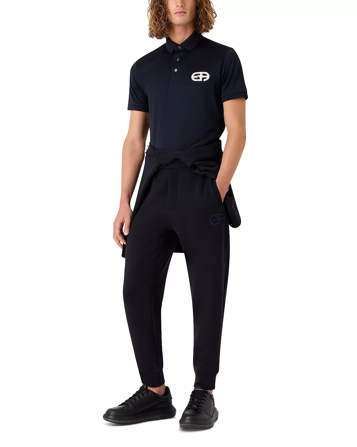 Contrast Embroidered Logo Regular Fit Polo Shirt - 2