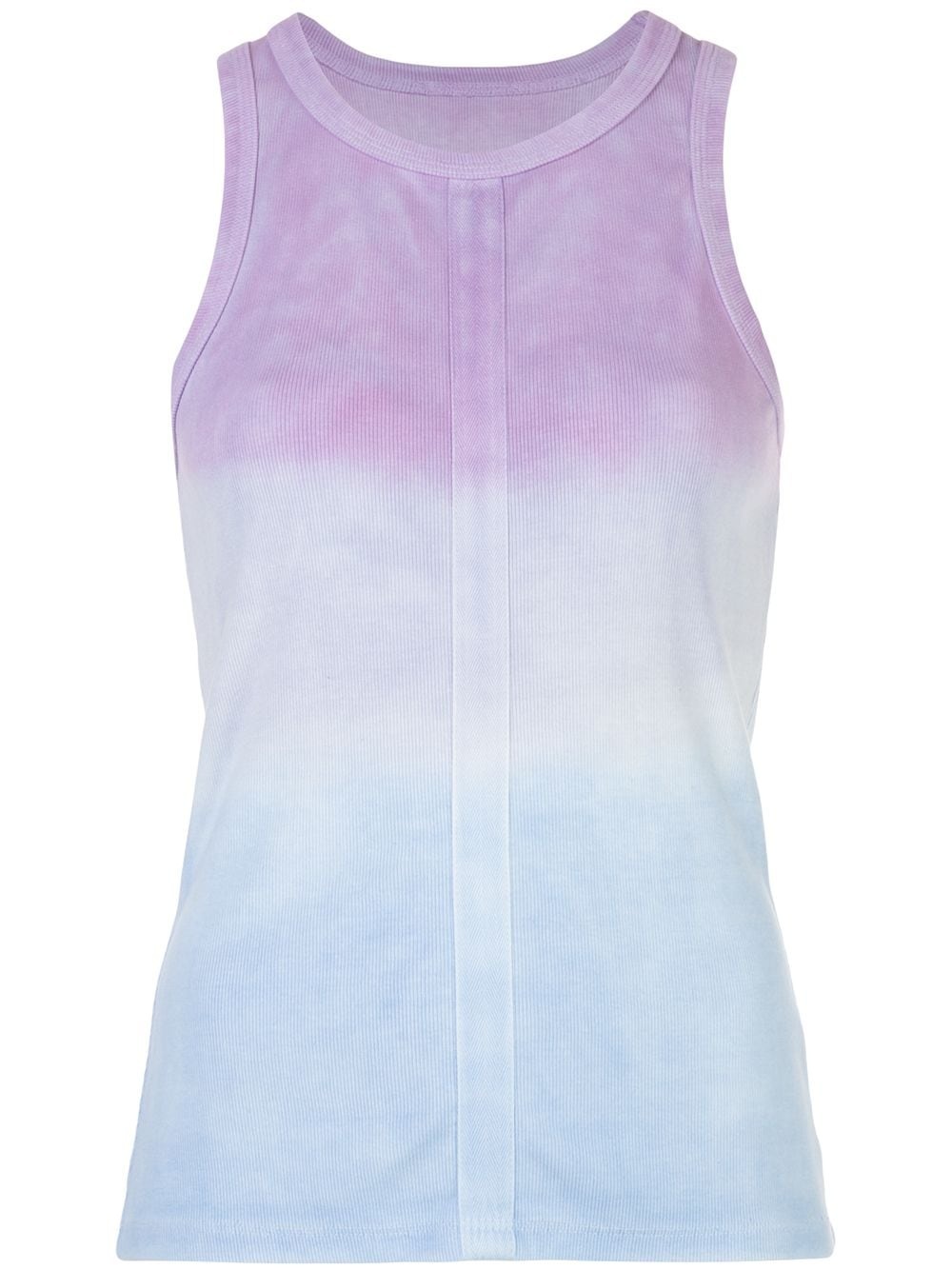 tie dye ombré tank top - 1