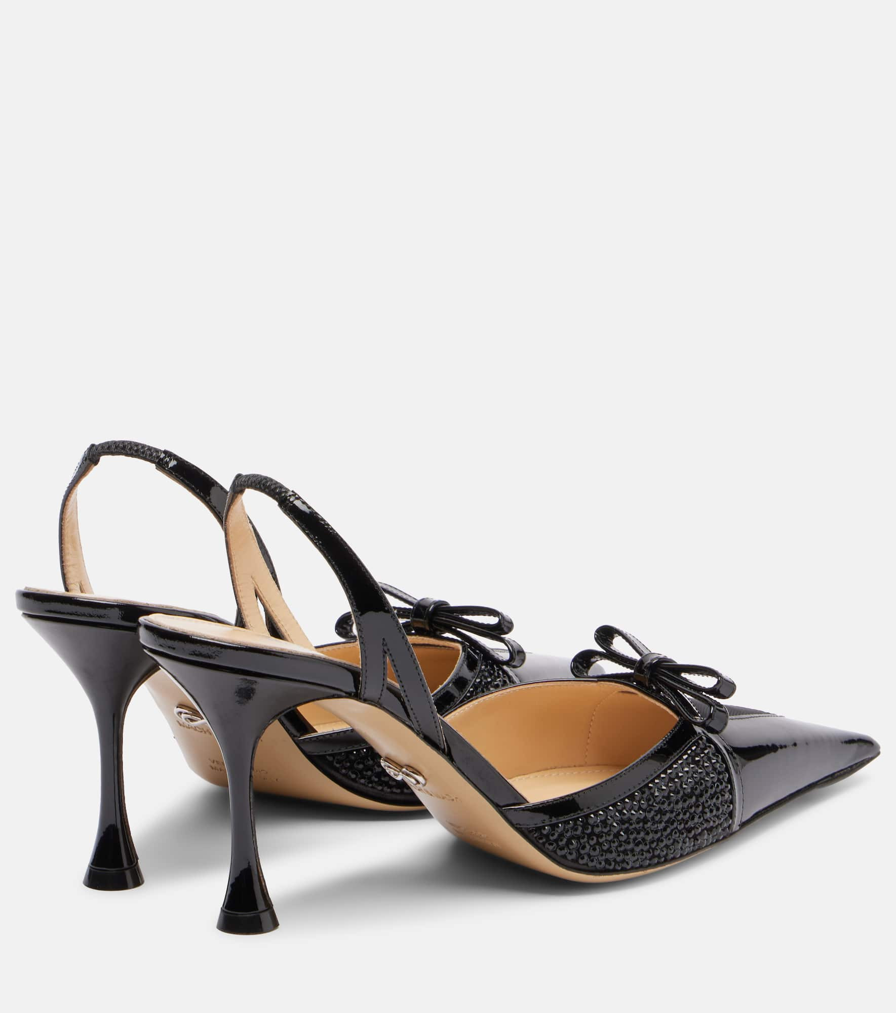 Triangle 85 leather slingback pumps - 2