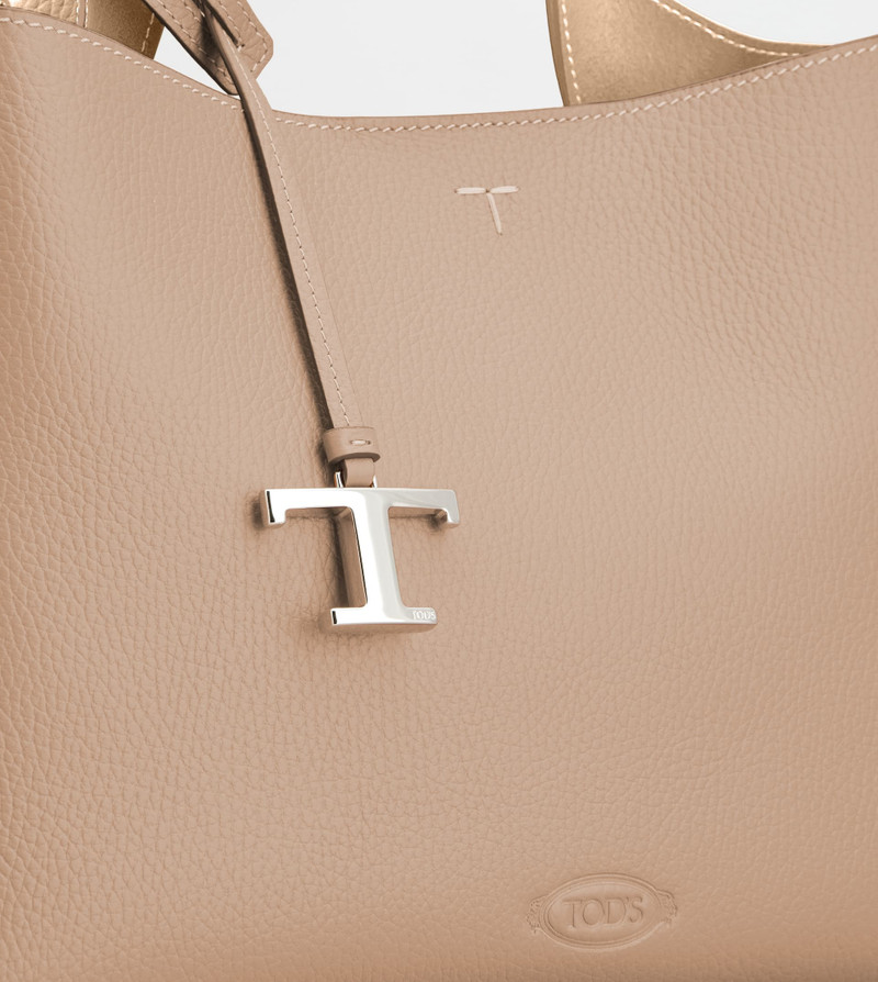 BAG IN LEATHER MEDIUM - NATURAL 5