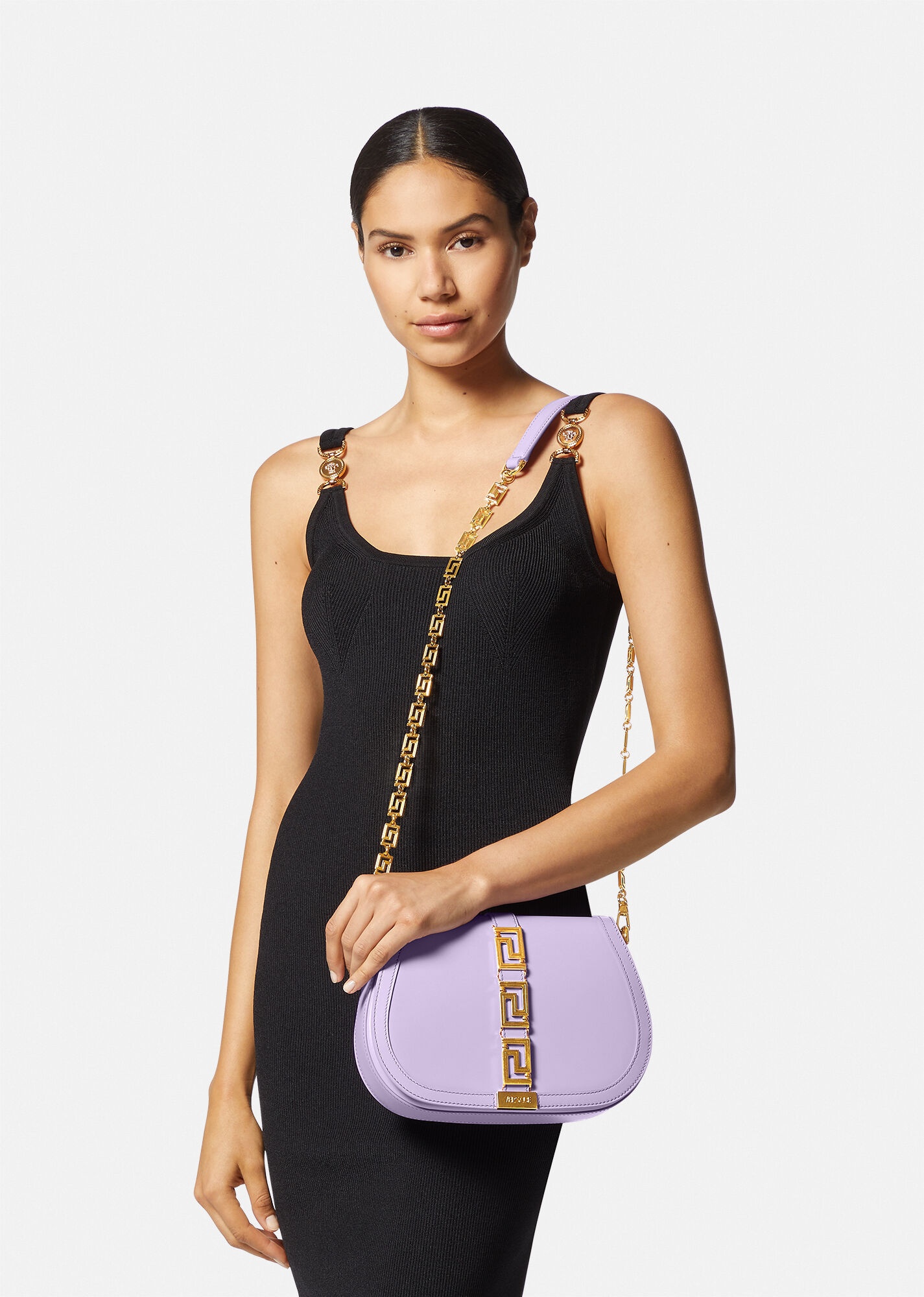 Greca Goddess Large Shoulder Bag - 6