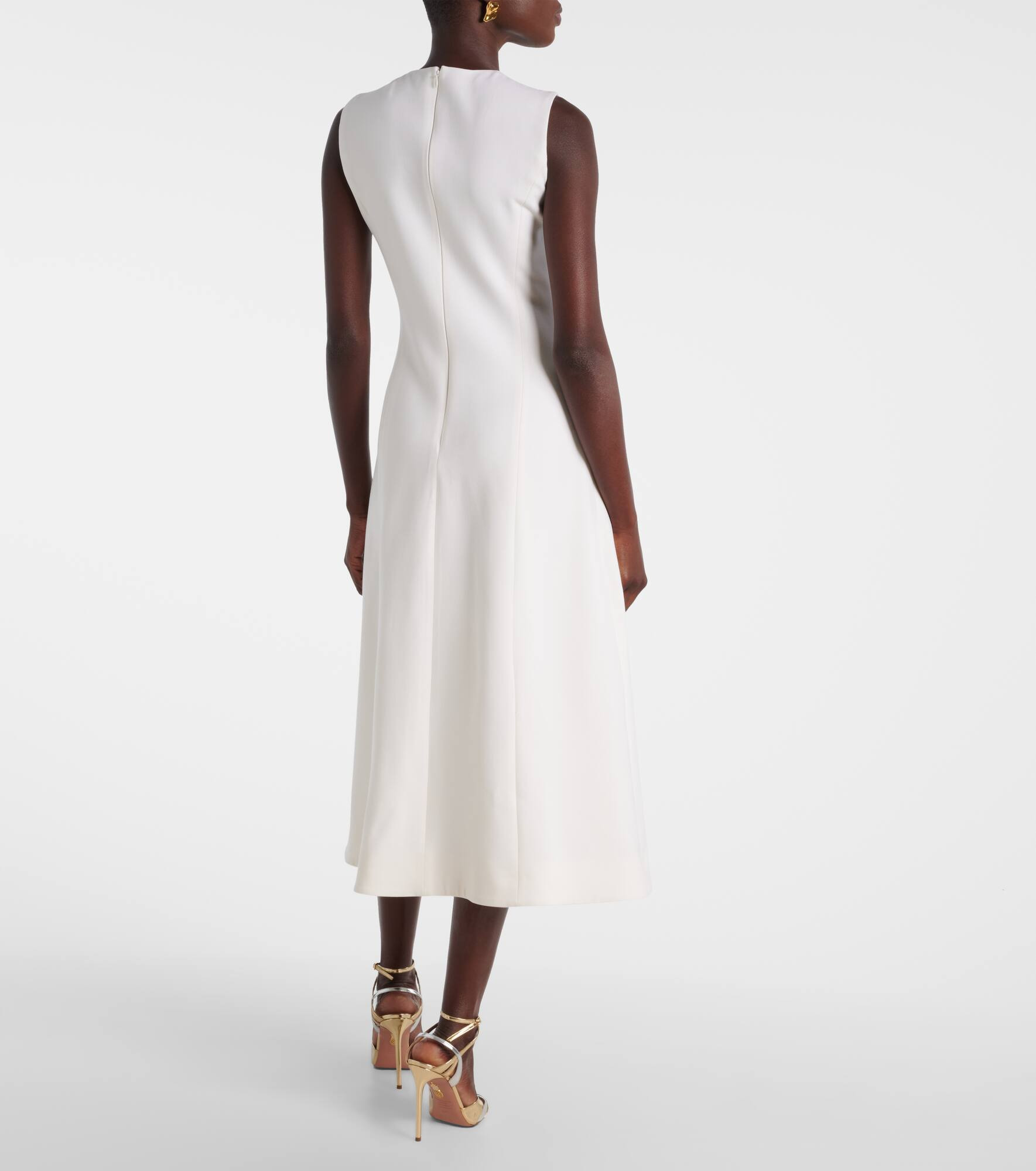 Embellished wool-blend cocktail dress - 3
