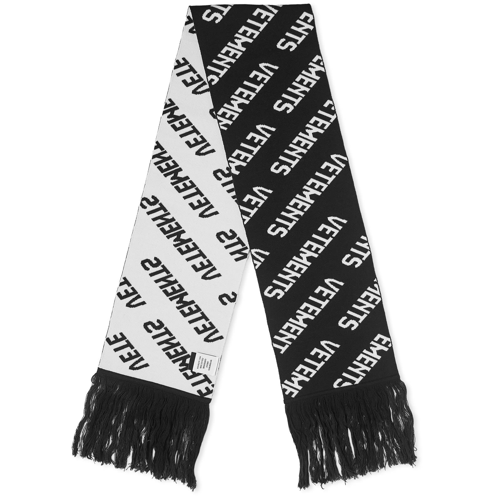 VETEMENTS VETEMENTS Monogram Scarf | endclothing | REVERSIBLE