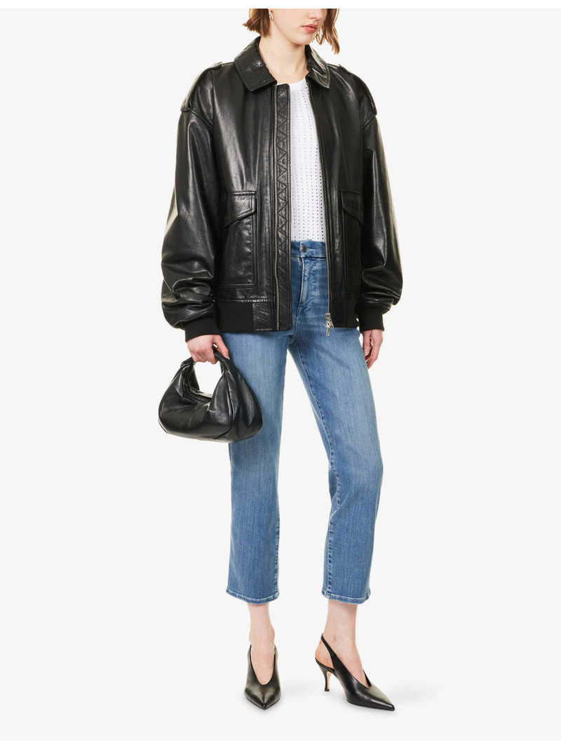 GOOD AMERICAN Good Legs Straight-Leg Stretch-Denim Jeans outlook