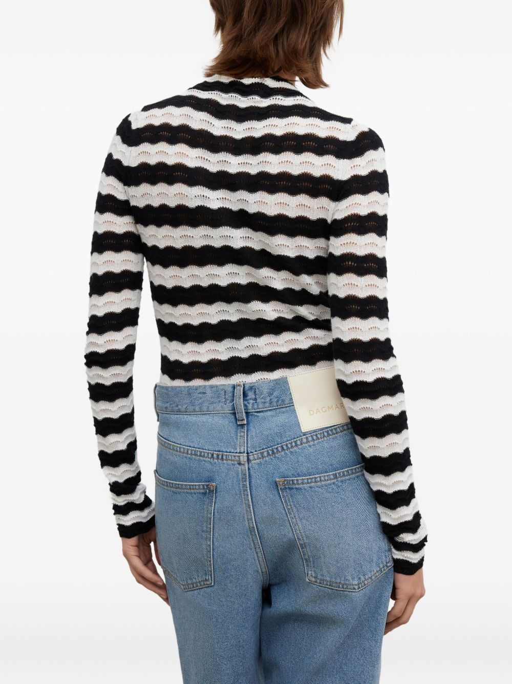 striped long-sleeve top - 4