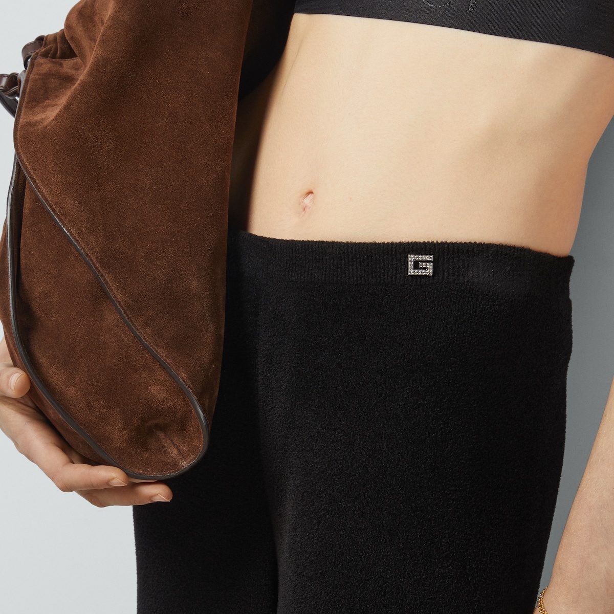 Viscose pant with crystal G - 3