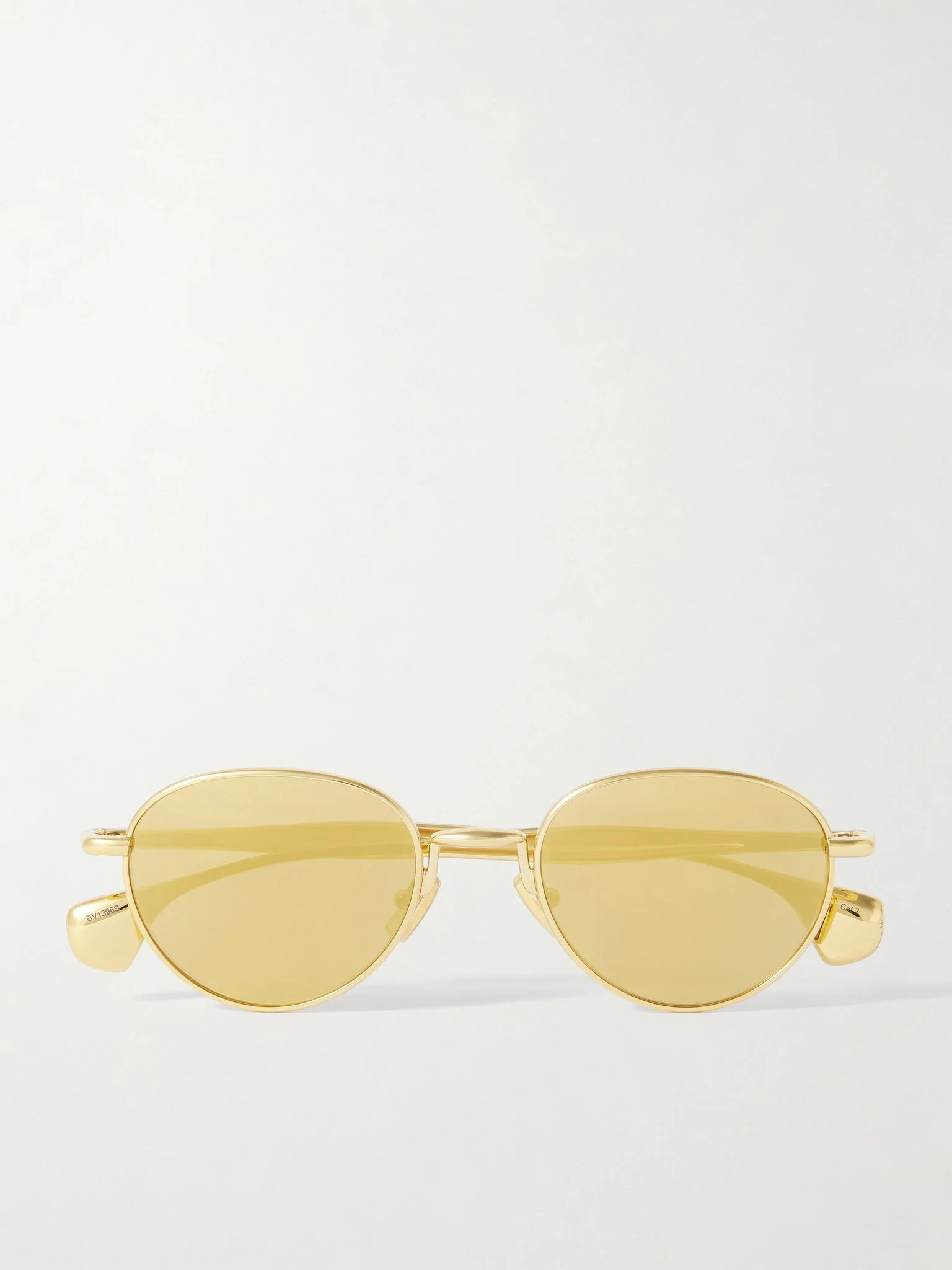 Round-frame gold-tone sunglasses Gold - 1