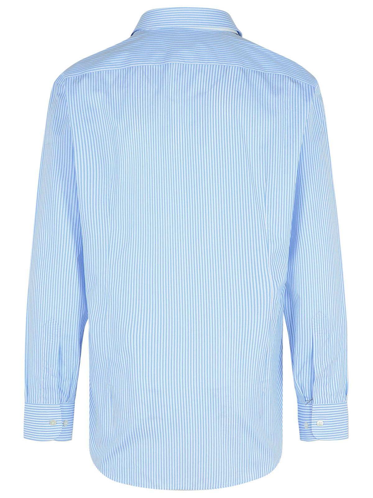 Etro Light Blue Cotton Shirt Men - 3