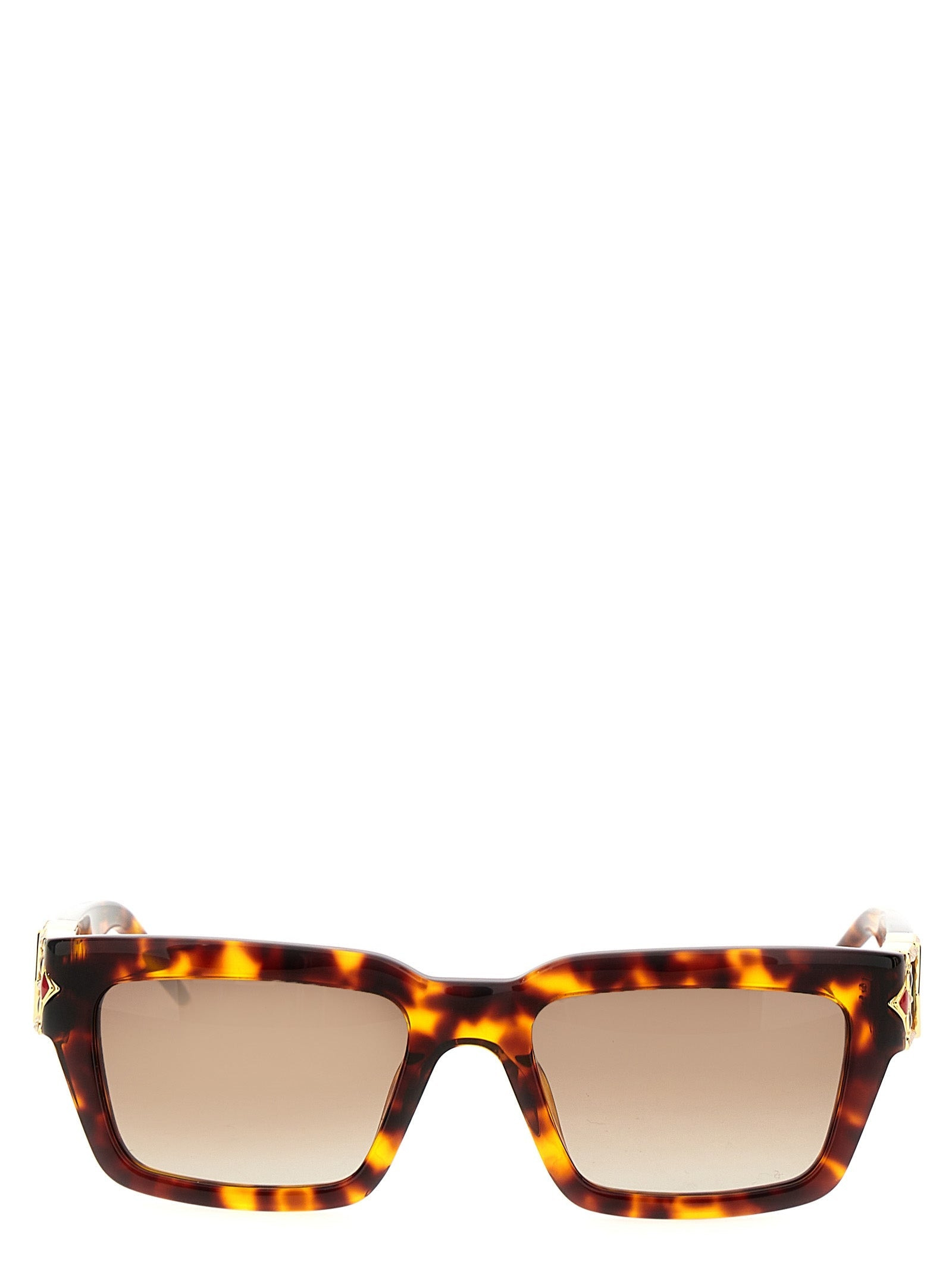 Casablanca Men 'The Tortoiseshell Square Metope' Sunglasses - 1