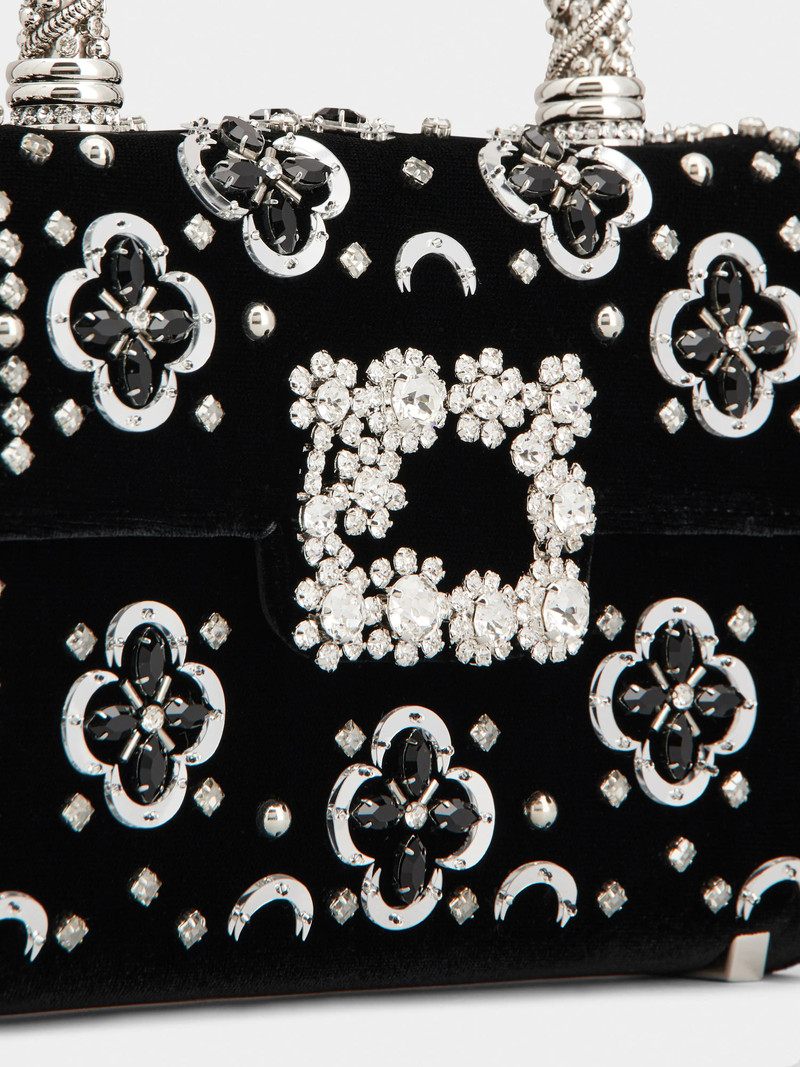 Jewel Efflorescence Mini Bag in velvet 7