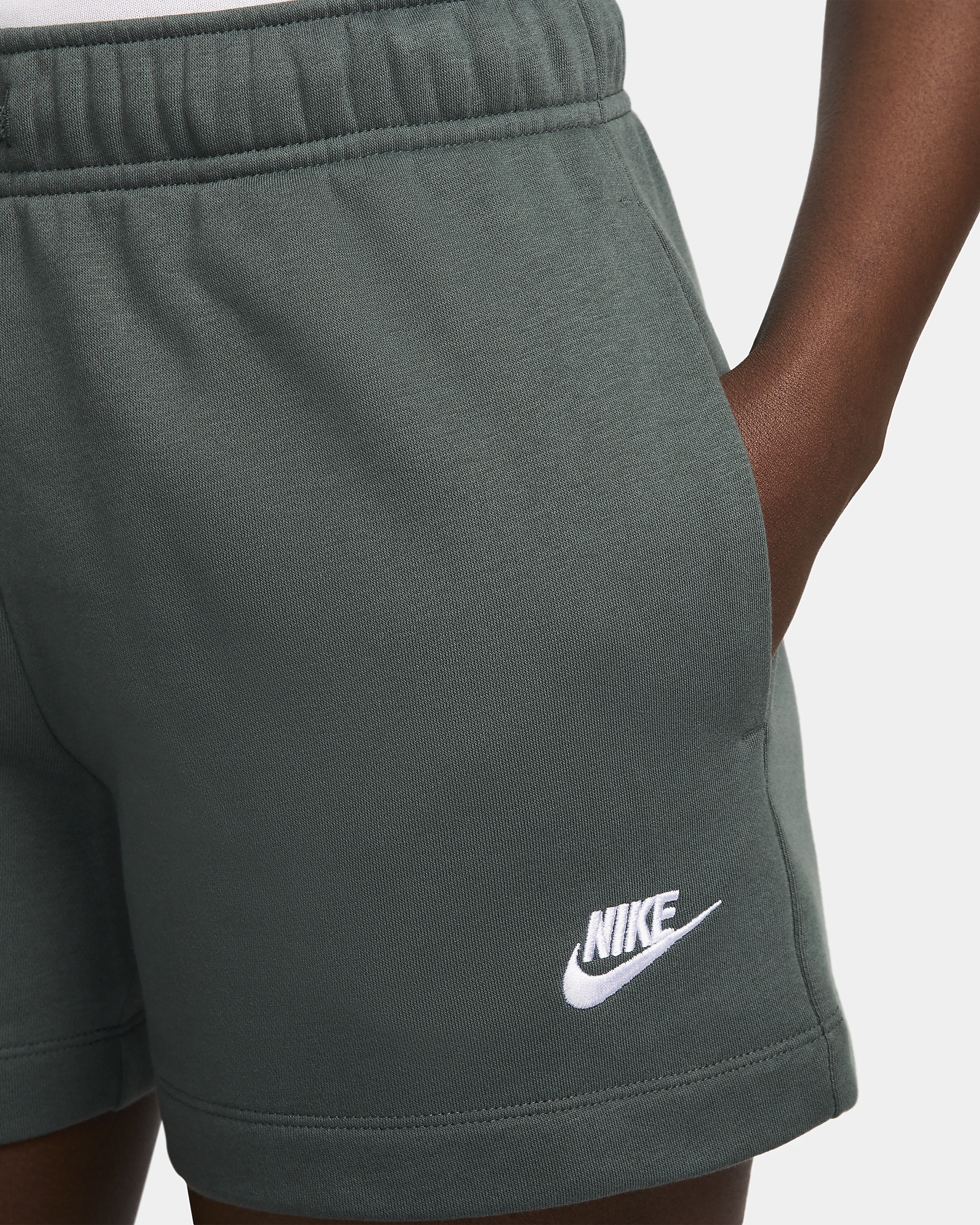 Women's Nike Sportswear Club Fleece Mid-Rise Shorts - 4