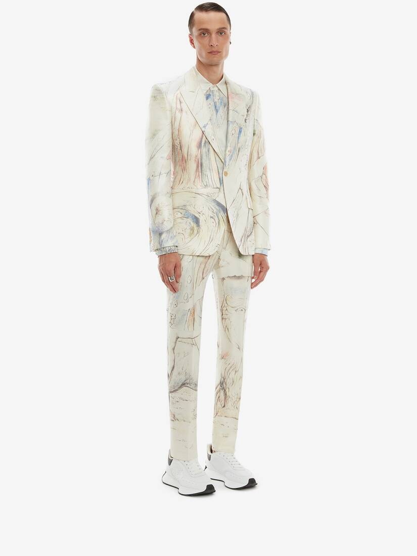 William Blake Dante Print Jacket in Multicolor - 3