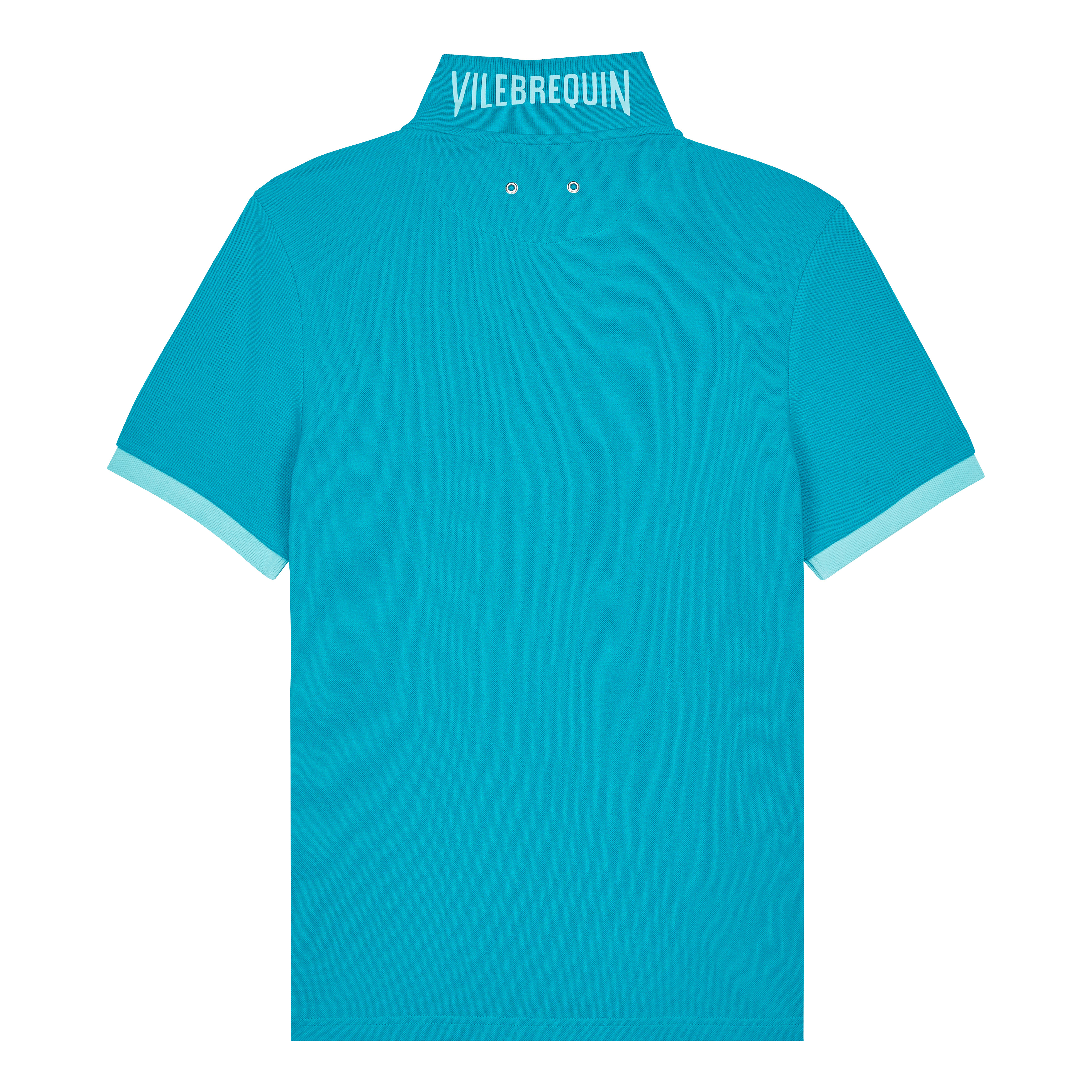 Men Cotton Pique Polo Shirt Solid - 2