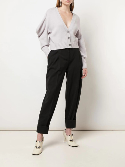 Proenza Schouler draped sleeve cropped cardigan outlook