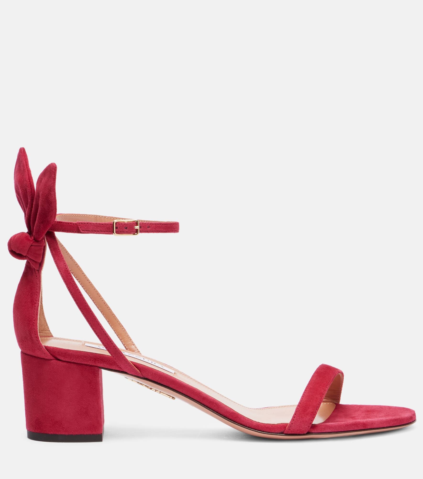 Bow Tie 50 suede sandals - 4