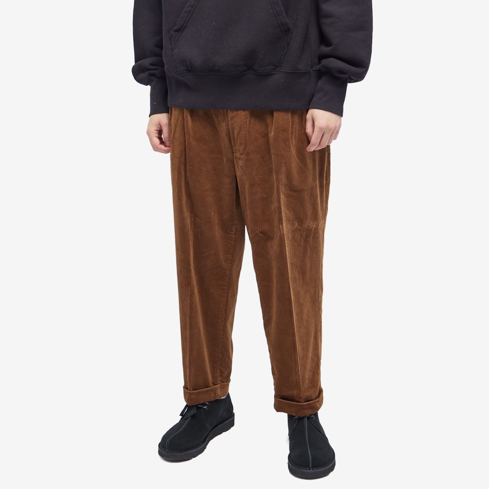 Beams Plus 2 Pleat Corduroy Pant - 2