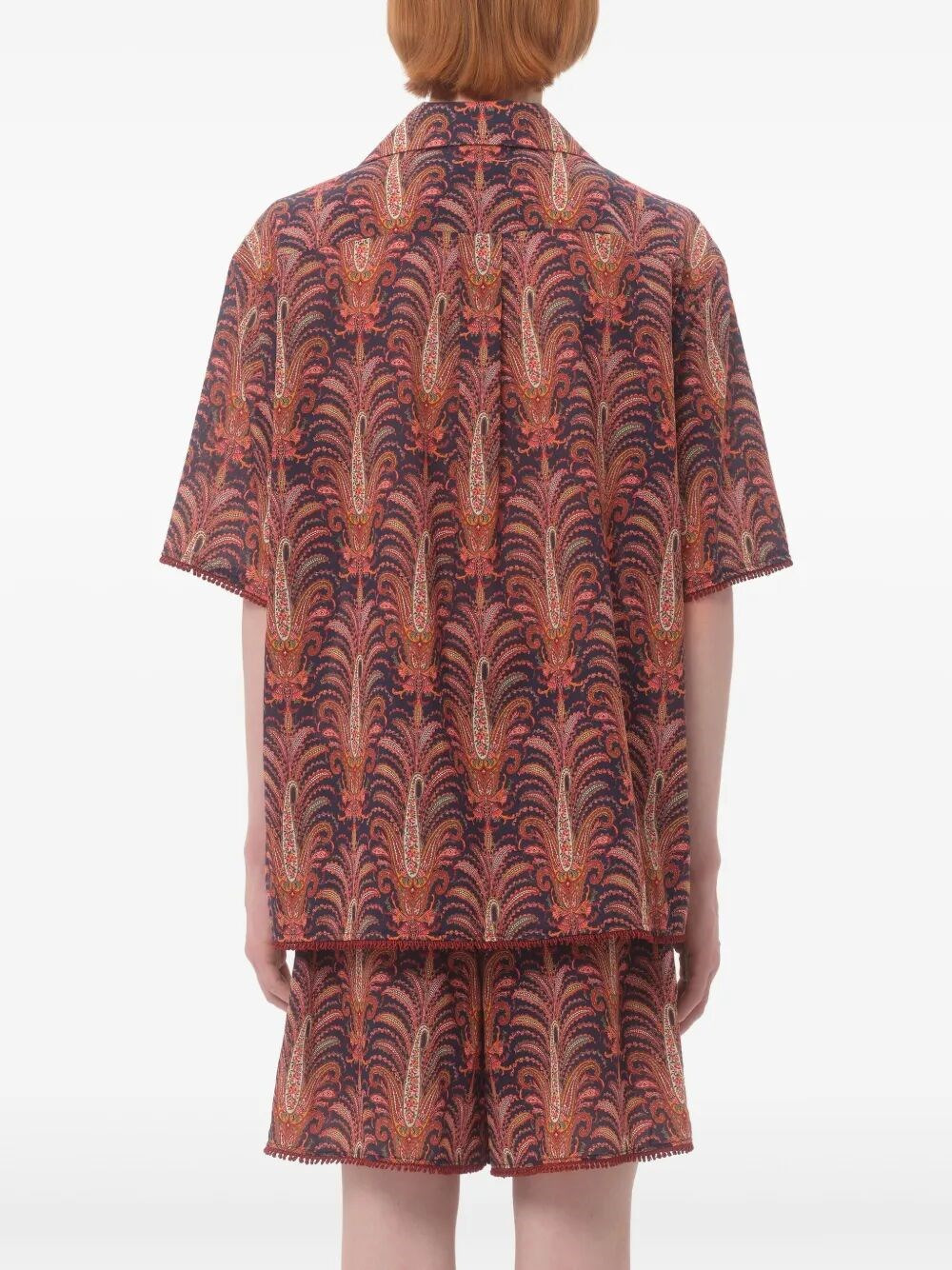 `Voyage Imaginaire` Bowling Shirt - 5