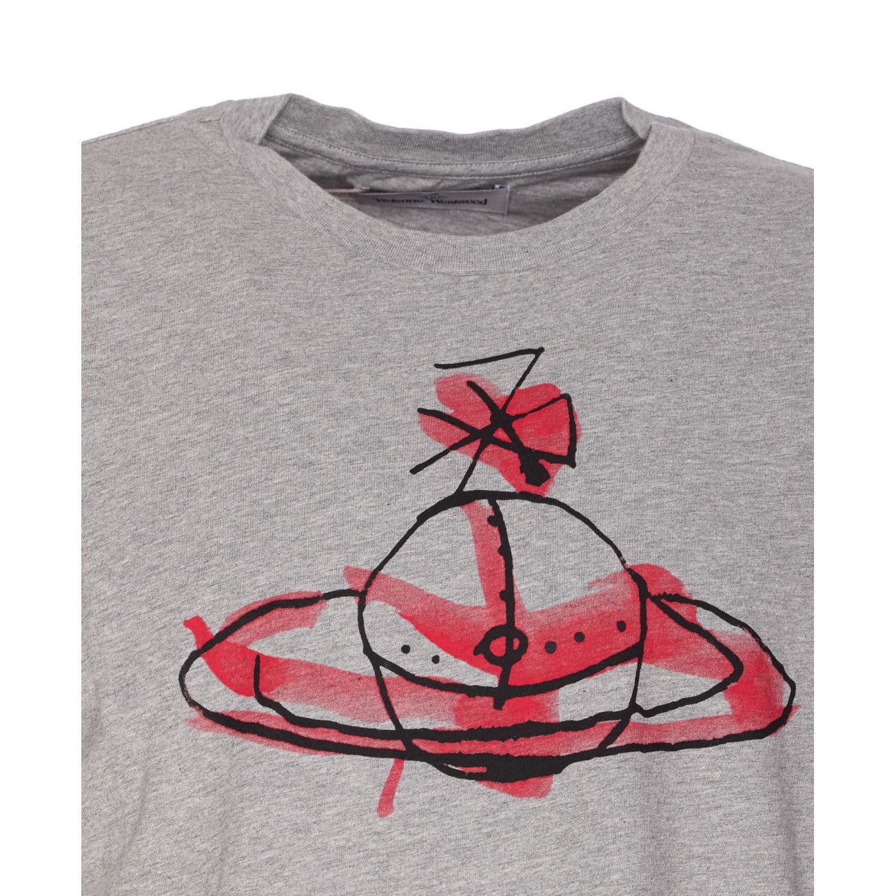 Vivienne Westwood Men Drawn Orb Logo Classic T-Shirt - 4
