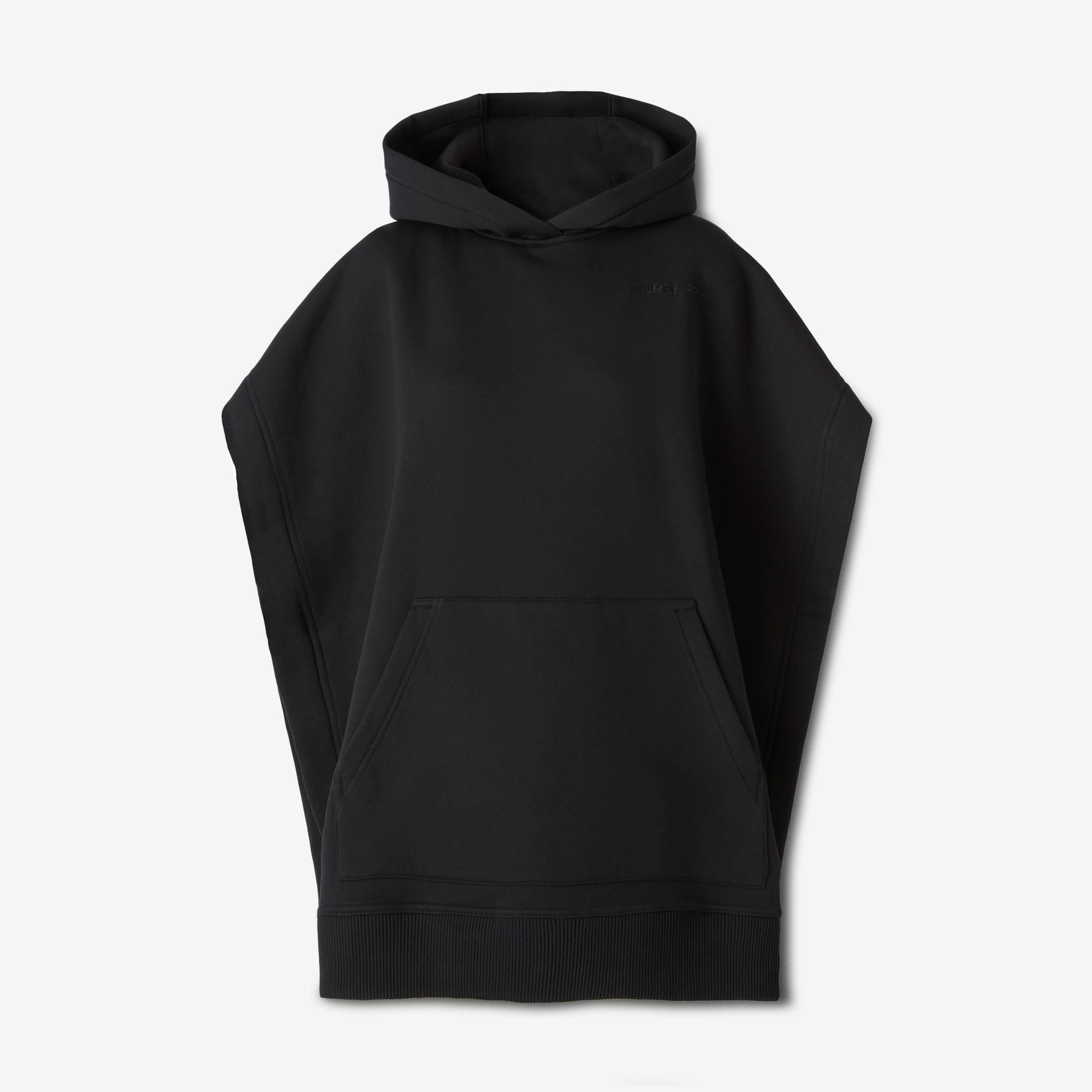 Crystal EKD Cotton Blend Hooded Poncho - 1