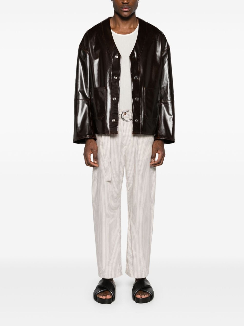 Edee collarless jacket - 3