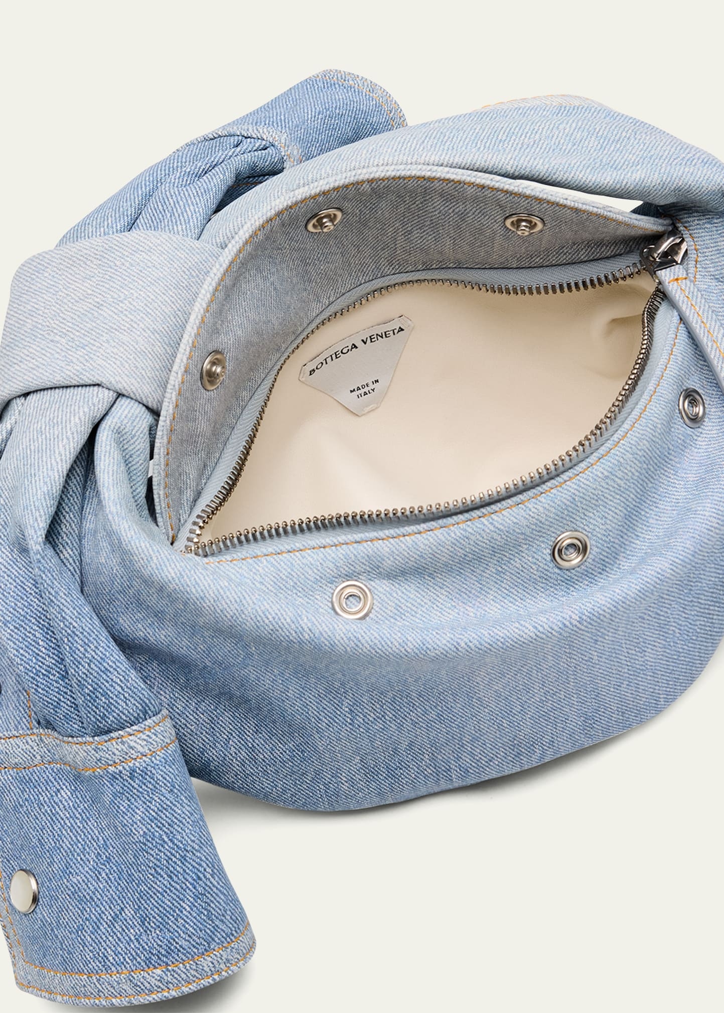 Jodie Mini Shirt Denim Top-Handle Bag - 4