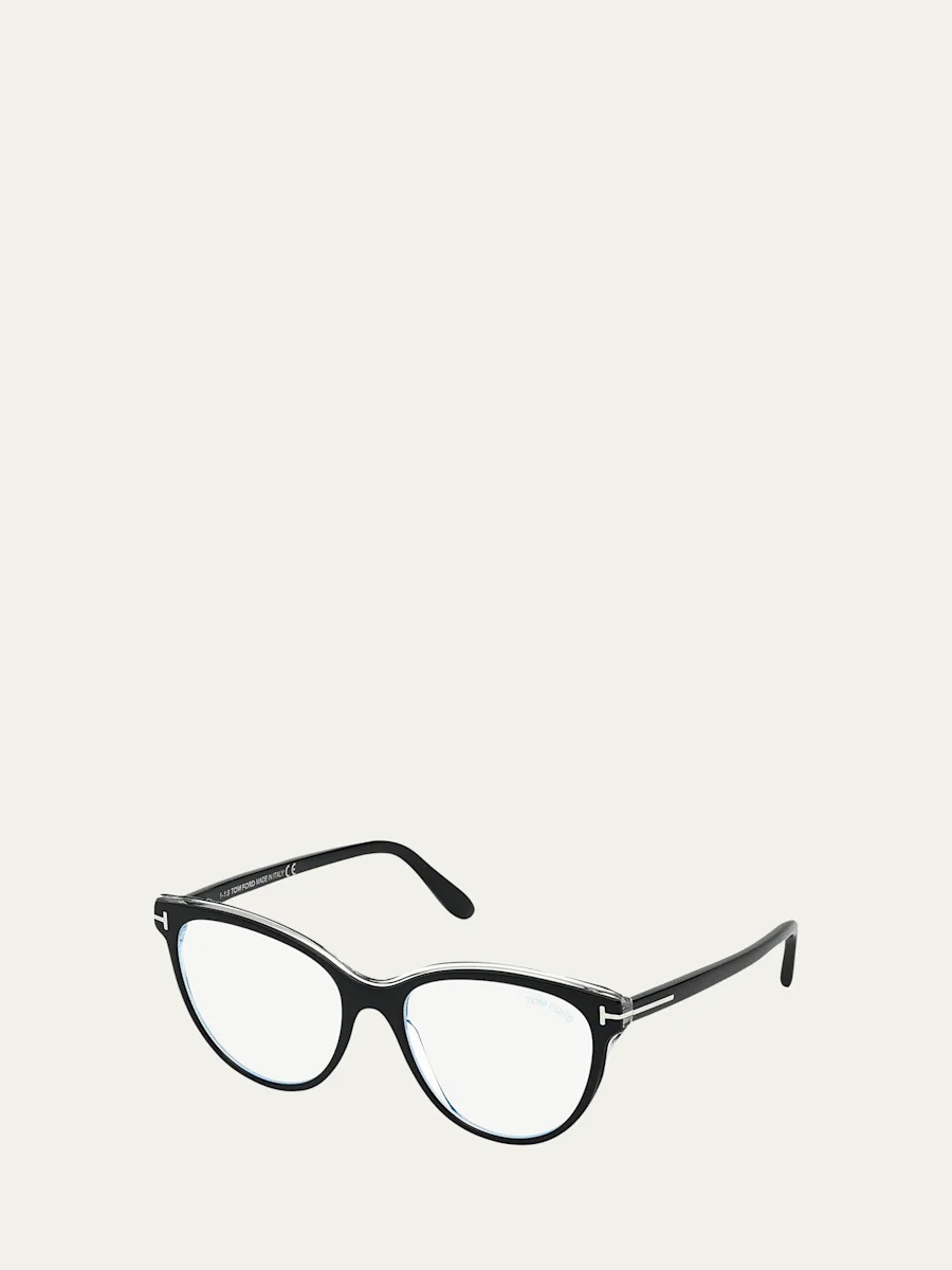 Cat-Eye Acetate Optical Frames - 1