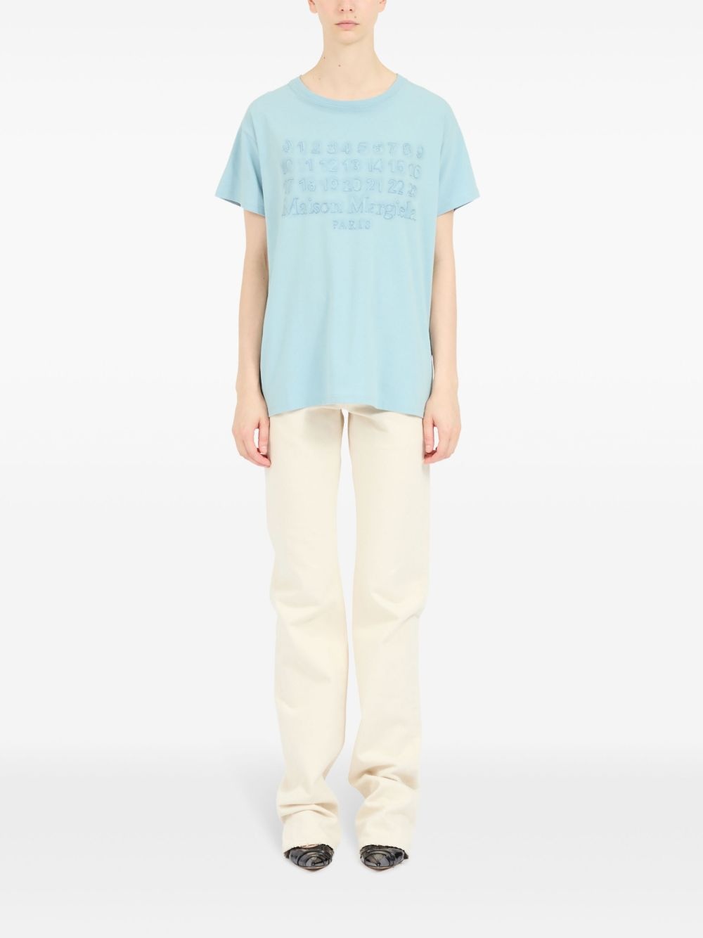 logo-print cotton T-shirt - 2